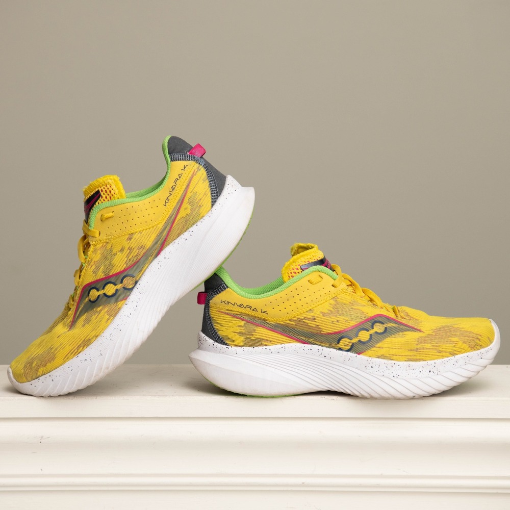 Saucony Kinvara 14‎ Jupiter Yellow W9.5 / M8 Bright Running Shoes Athleisure Gym